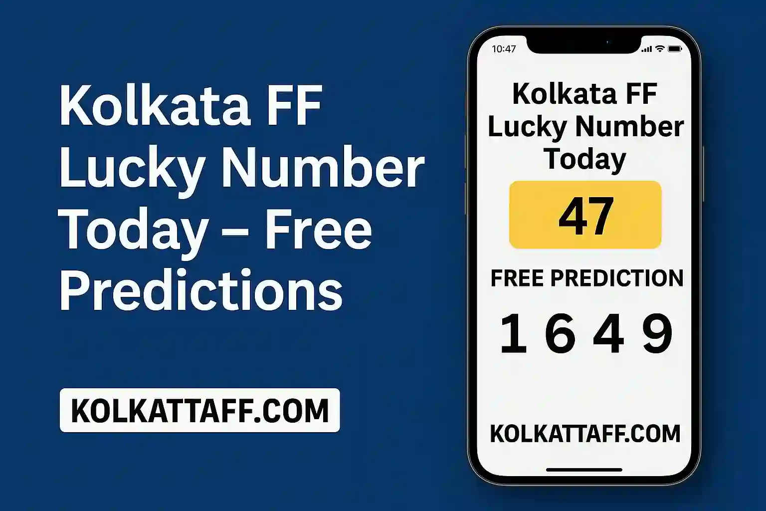 Kolkata FF Lucky Number Today